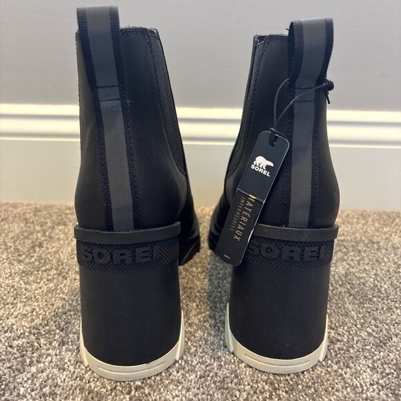 NEW Sorel Womens Brex Heel Lug Sole Chelsea Boots, Size 10.5 - Picture 6 of 9